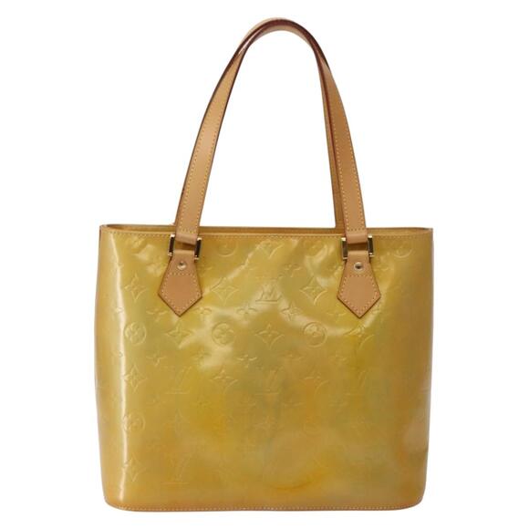 LOUIS VUITTON Monogram Vernis Houston Hand Bag Gris M91053 - Picture 3 of 12